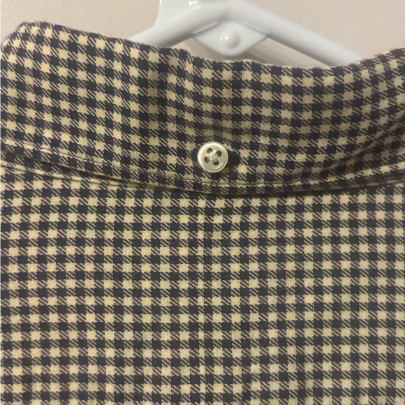 Ralph Lauren Men's Brown Checkered Casual Shirt - Picture 6 of 9